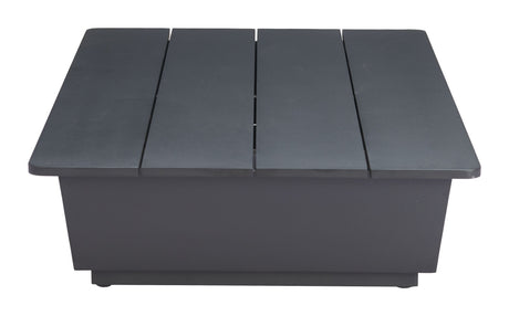 Tien Black Outdoor Coffee Table by Zuomod at Eve Furniture