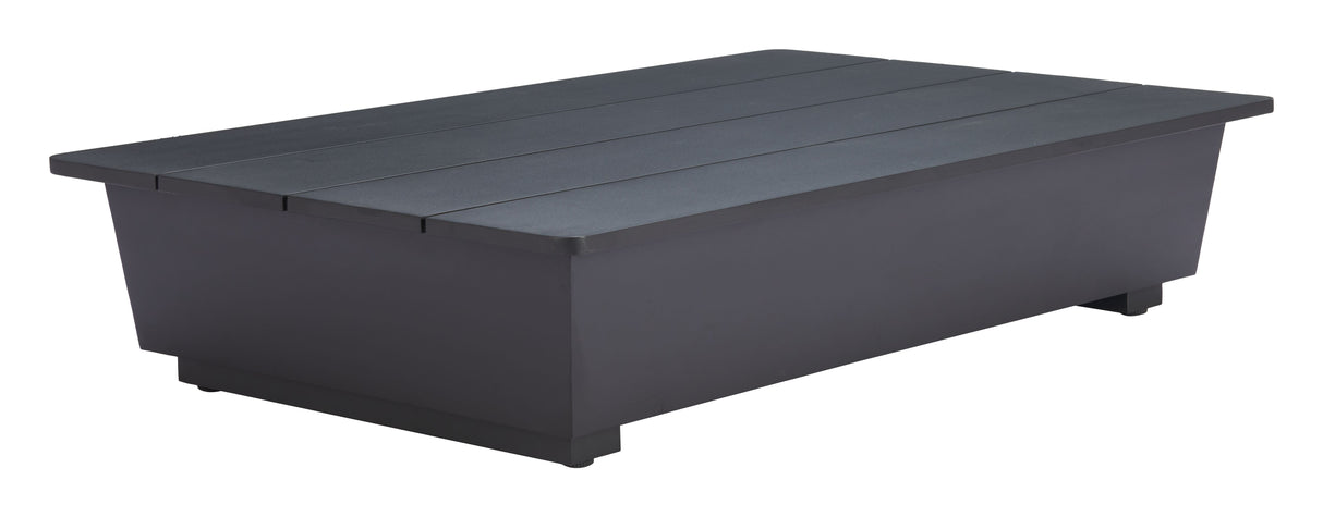 Tien Black Outdoor Coffee Table by Zuomod at Eve Furniture