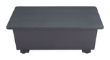 Tien Black Outdoor Side Table by Zuomod at Eve Furniture