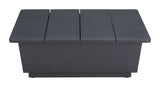 Tien Black Outdoor Side Table by Zuomod at Eve Furniture