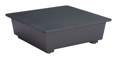 Tien Black Outdoor Side Table by Zuomod at Eve Furniture