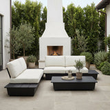 Tien Black Outdoor Side Table by Zuomod at Eve Furniture