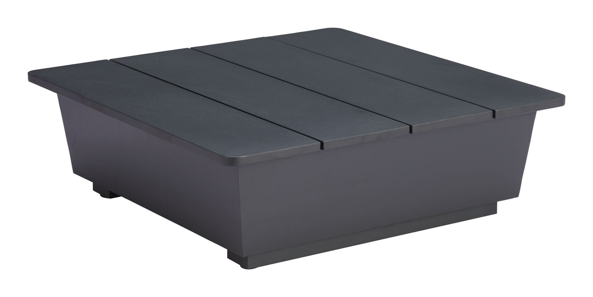 Tien Black Outdoor Side Table by Zuomod at Eve Furniture