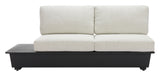 Tien LHF Beige Outdoor Loveseat by Zuomod at Eve Furniture