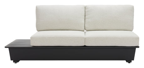 Tien LHF Beige Outdoor Loveseat by Zuomod at Eve Furniture