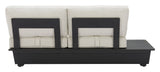 Tien LHF Beige Outdoor Loveseat by Zuomod at Eve Furniture
