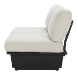 Tien RHF Beige Outdoor Loveseat by Zuomod at Eve Furniture