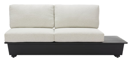 Tien RHF Beige Outdoor Loveseat by Zuomod at Eve Furniture