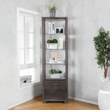 Tienen Gray Pier Cabinet by Furniture of America at Eve Furniture