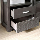 Tienen Gray Pier Cabinet by Furniture of America at Eve Furniture