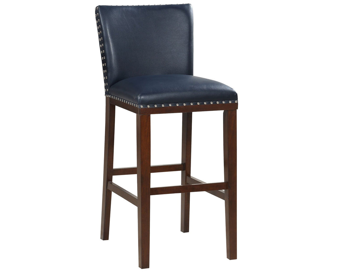 Tiffany 30″ Bar Stool, Navy, Set of 2