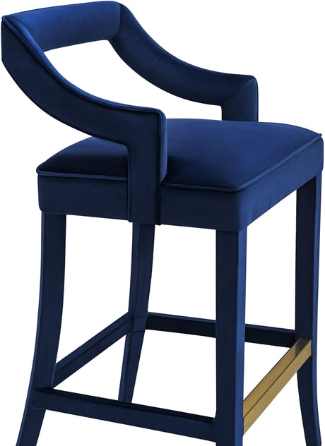 Tiffany Velvet Stool by TOV Furniture at Eve Furniture