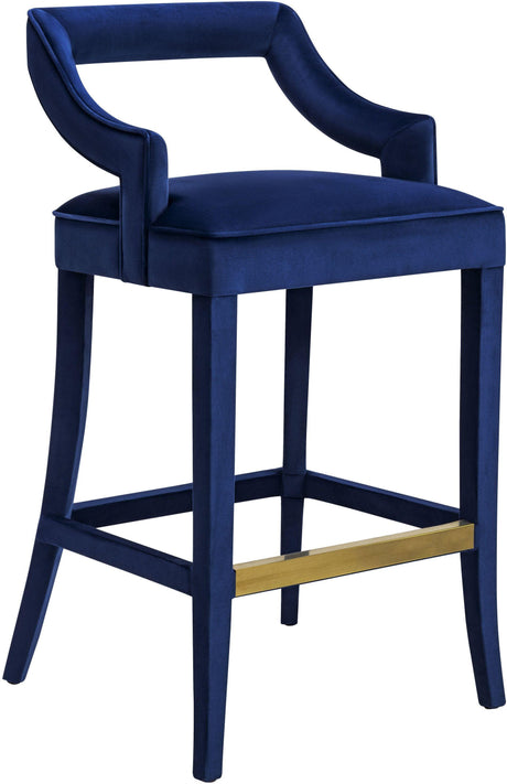 Tiffany Velvet Stool by TOV Furniture at Eve Furniture