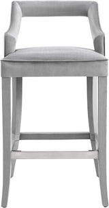Tiffany Velvet Stool by TOV Furniture at Eve Furniture