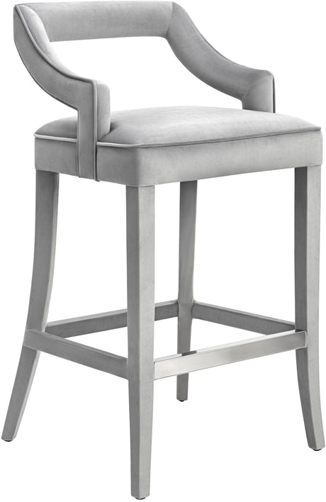 Tiffany Velvet Stool by TOV Furniture at Eve Furniture