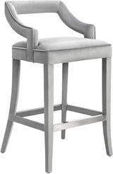 Tiffany Velvet Stool by TOV Furniture at Eve Furniture