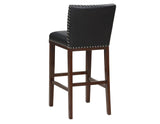Tiffany 30″ Bar Stool, Black, Set of 2 by Steve Silver at Eve Furniture