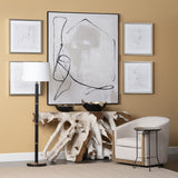 Tiga Gray/Brown Console Table by Crestview at Eve Furniture