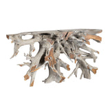 Tiga Gray/Brown Console Table by Crestview at Eve Furniture