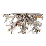 Tiga Gray/Brown Console Table by Crestview at Eve Furniture
