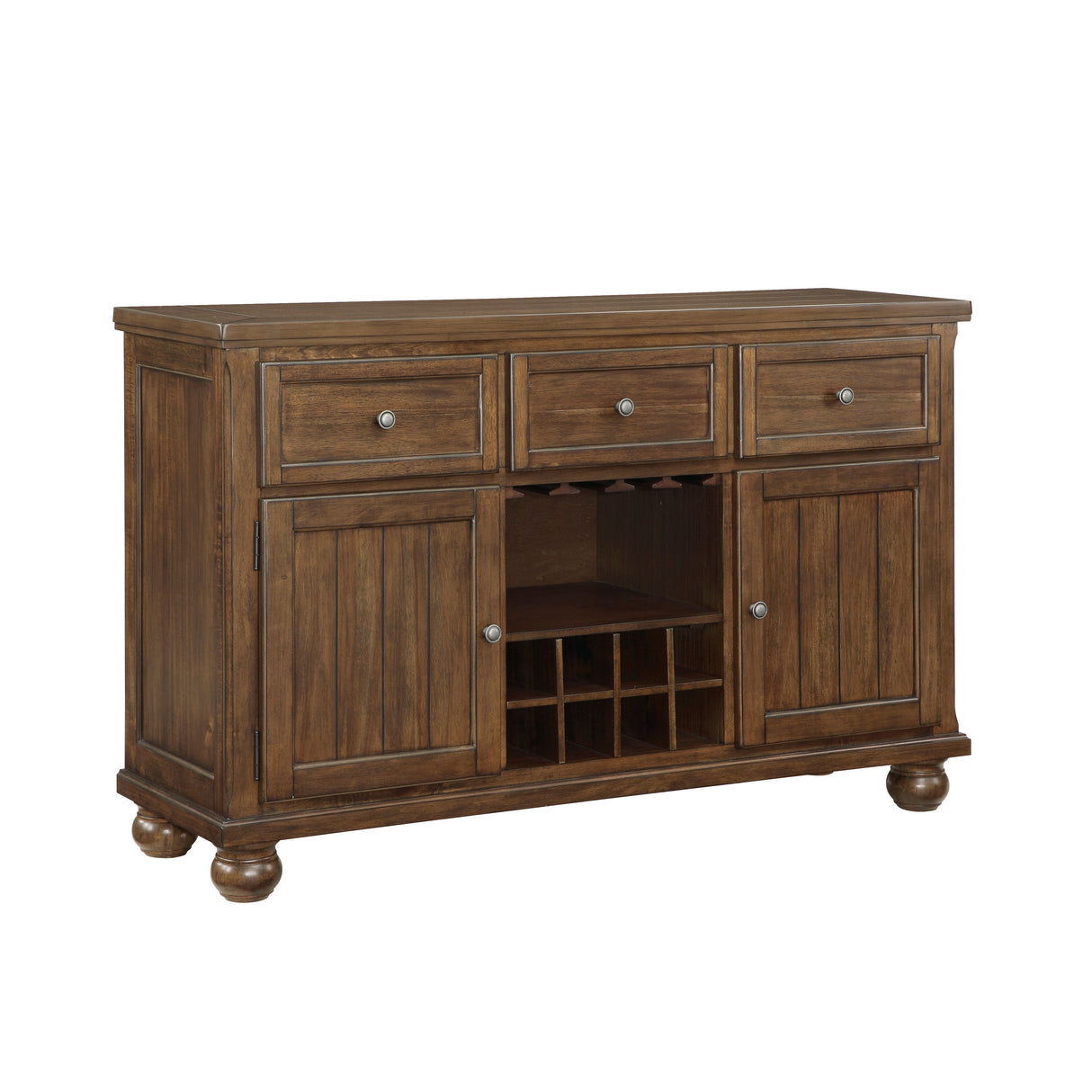 Tigard Cherry Dining Server by Homelegance at Eve Furniture