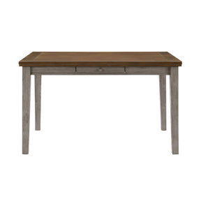 Tigard Cherry/Gray Counter Height Table by Homelegance at Eve Furniture