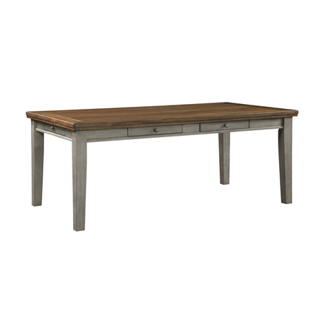 Tigard Cherry/Gray Dining Set by Homelegance at Eve Furniture