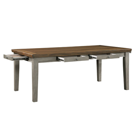 Tigard Cherry/Gray Dining Set by Homelegance at Eve Furniture
