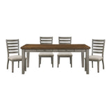 Tigard Cherry/Gray Dining Set by Homelegance at Eve Furniture