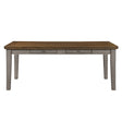 Tigard Cherry/Gray Dining Table by Homelegance at Eve Furniture