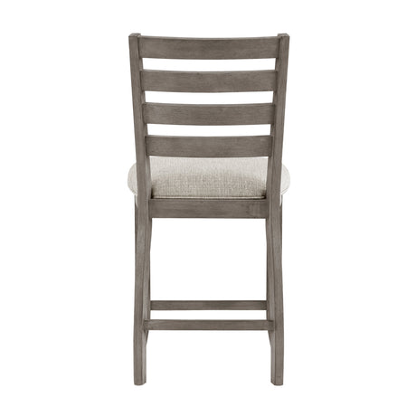 Tigard Gray Counter Height Chair, Set of 2 by Homelegance at Eve Furniture