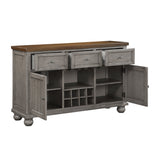 Tigard Gray Dining Server by Homelegance at Eve Furniture