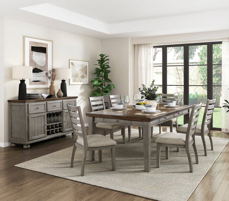 Tigard Gray Dining Server by Homelegance at Eve Furniture