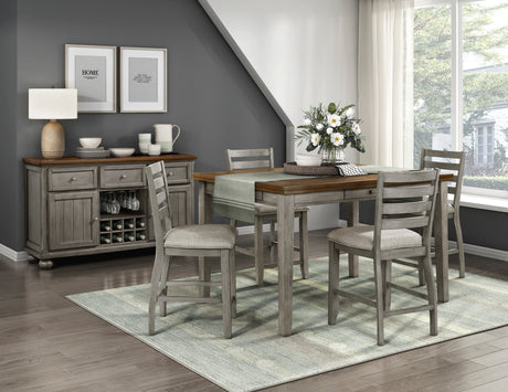 Tigard Gray Dining Server by Homelegance at Eve Furniture