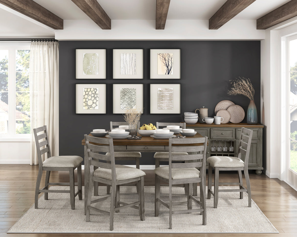 Tigard Gray Dining Server by Homelegance at Eve Furniture