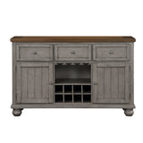 Tigard Gray Dining Server by Homelegance at Eve Furniture