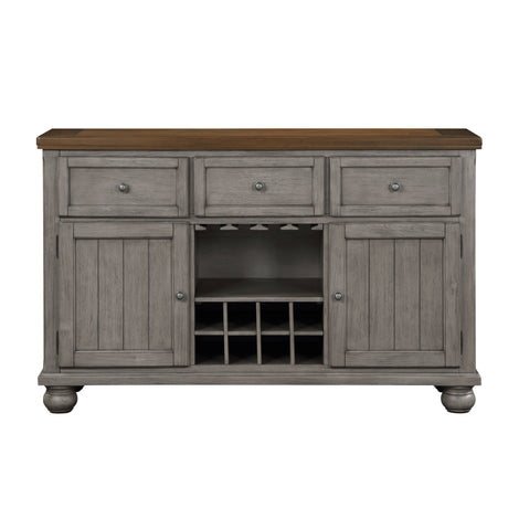 Tigard Gray Dining Server by Homelegance at Eve Furniture