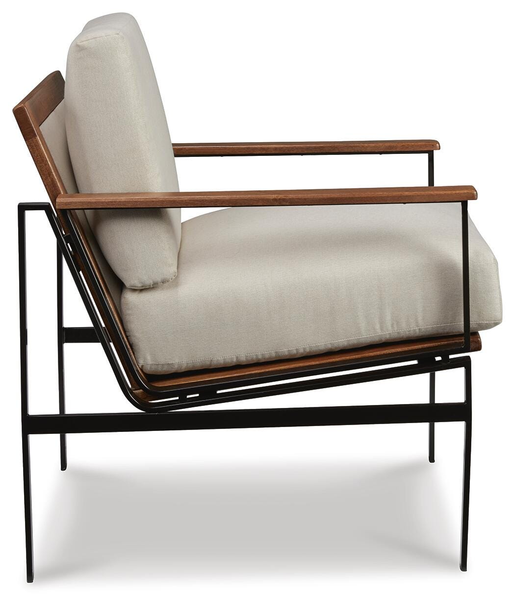 Tilden Ivory/Brown Accent Chair by ASHLEY FURNITURE at Eve Furniture