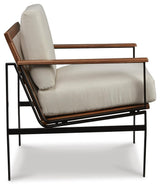 Tilden Ivory/Brown Accent Chair by ASHLEY FURNITURE at Eve Furniture