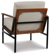 Tilden Ivory/Brown Accent Chair by ASHLEY FURNITURE at Eve Furniture