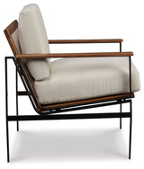 Tilden Ivory/Brown Accent Chair by ASHLEY FURNITURE at Eve Furniture