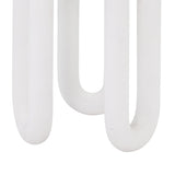 Tildy White Concrete Indoor / Outdoor Round Side Table by TOV Furniture at Eve Furniture