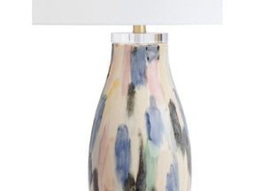 Tillery Multi/Gold Table Lamp by Crestview at Eve Furniture