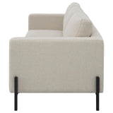 Tilly Oatmeal Upholstered Track Arms Sofa by Coaster at Eve Furniture