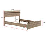 Tilston Natural Panel Bedroom Set by Crown Mark at Eve Furniture