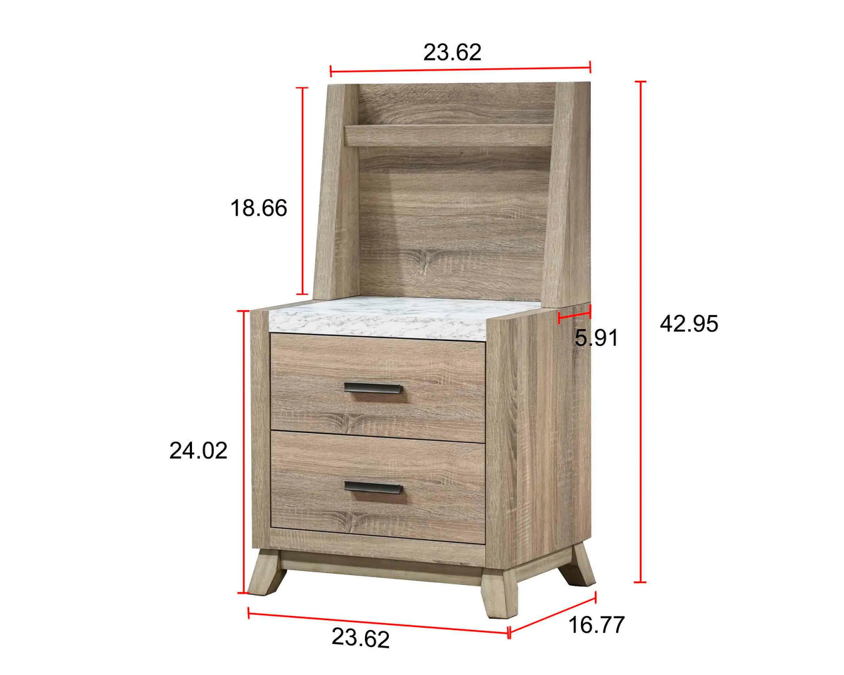 Tilston Natural Panel Bedroom Set by Crown Mark at Eve Furniture