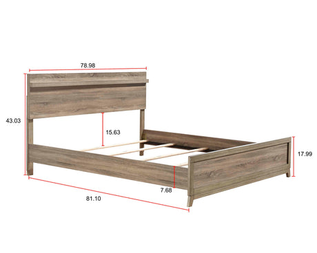 Tilston Natural Panel Bedroom Set by Crown Mark at Eve Furniture