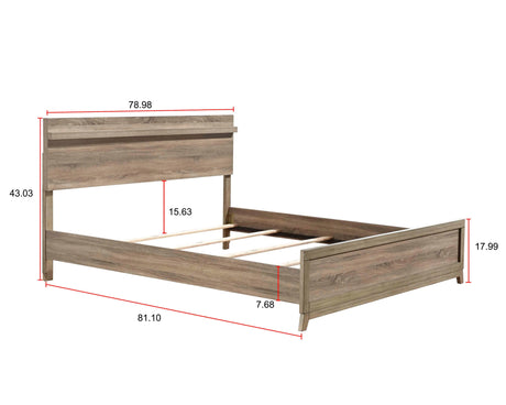 Tilston Natural Panel Bedroom Set by Crown Mark at Eve Furniture