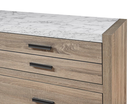 Tilston Natural Panel Bedroom Set by Crown Mark at Eve Furniture