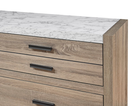 Tilston Natural Panel Bedroom Set by Crown Mark at Eve Furniture